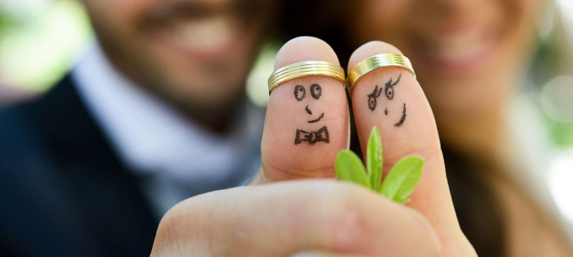 Ringe mit lustigen Zeichnungen